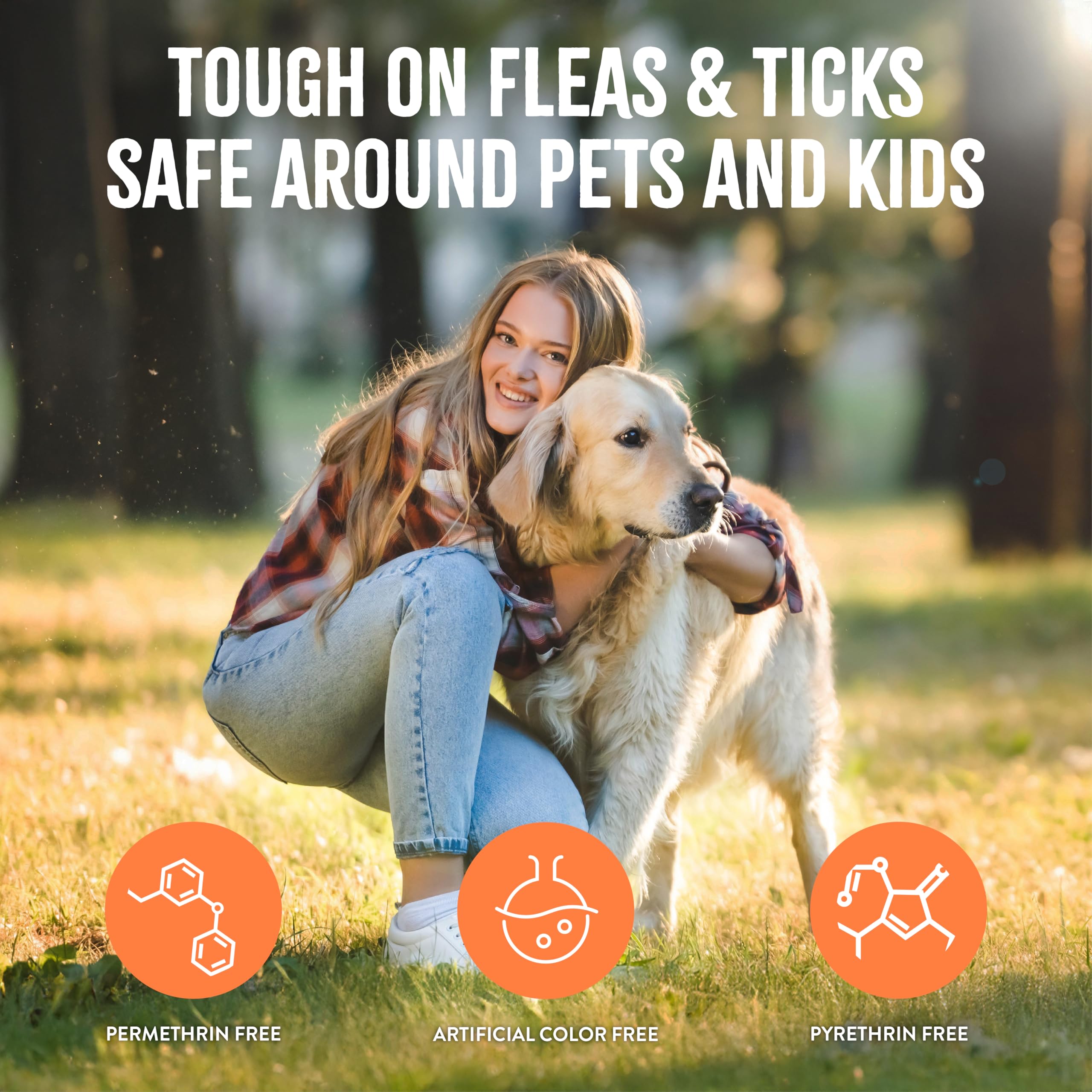 TropiClean Natural Flea & Tick Max Strength Shampoo & Bedding Spray Bundle, Dog Shampoo, Flea & Tick Treatment Protects & Repels - Made in USA