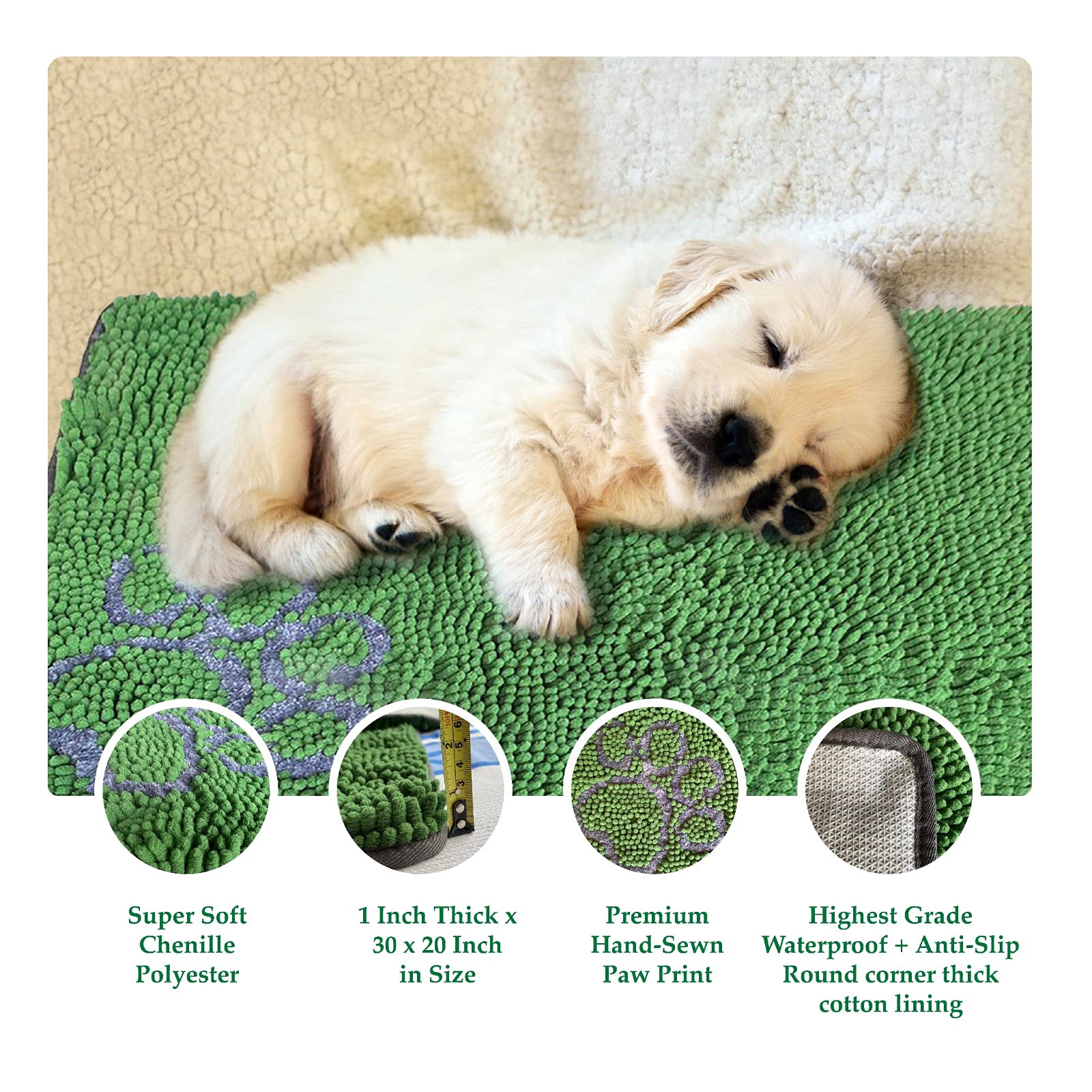 Luxury Hound Happy Doggy Set - 6 Pieces Set incl. XXXL Snuffle Mat with Soccer - Snuffle Slow Feeder - Super Luxurious Dog Mat