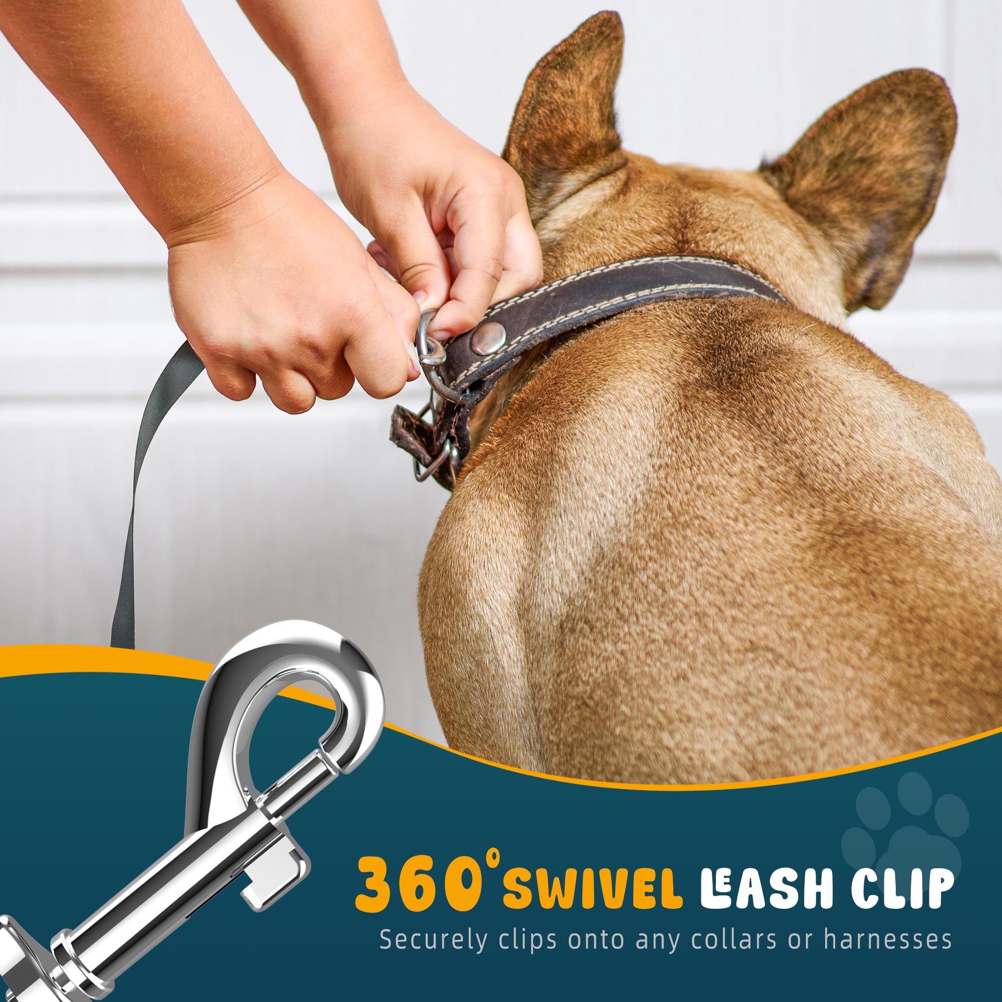 Retractable Dog Leash Add-On Accessory - Anti-Bite Rope - for Extra Protection Against Biting from Your pups - 1 pc
