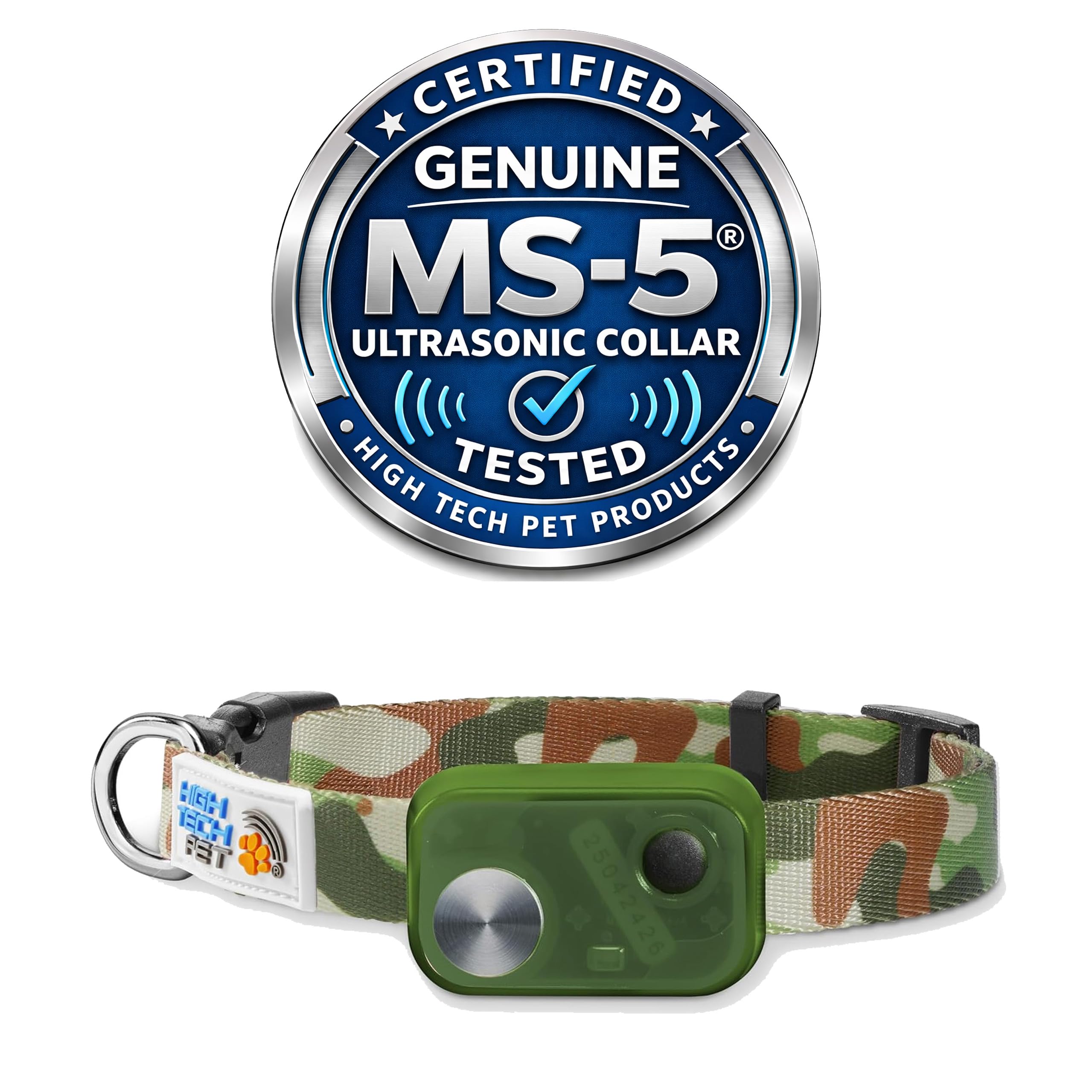 MS-5® Econ Series Automatic Pet Door Collar. Tested & Certified, Complies with Power Pet Door Performance Warranty - Value Priced Dependable Performance - Waterproof - Rugged - USA Support (Camo)