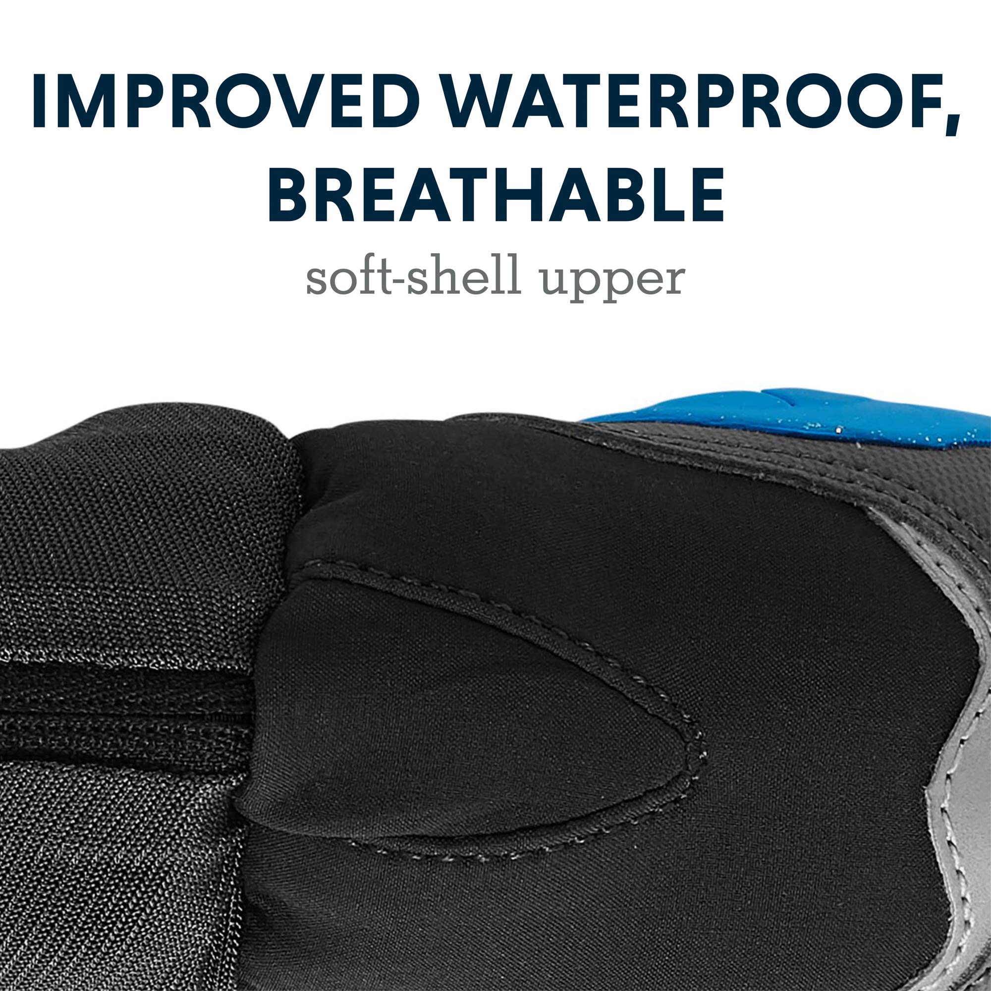Ruffwear, Polar Trex Dog Boots, Ultimate Winter Paw Protection, Insulated Grip & Anti-Snow Gaiter for Extreme Cold Adventures, Obsidian Black, 2.50"