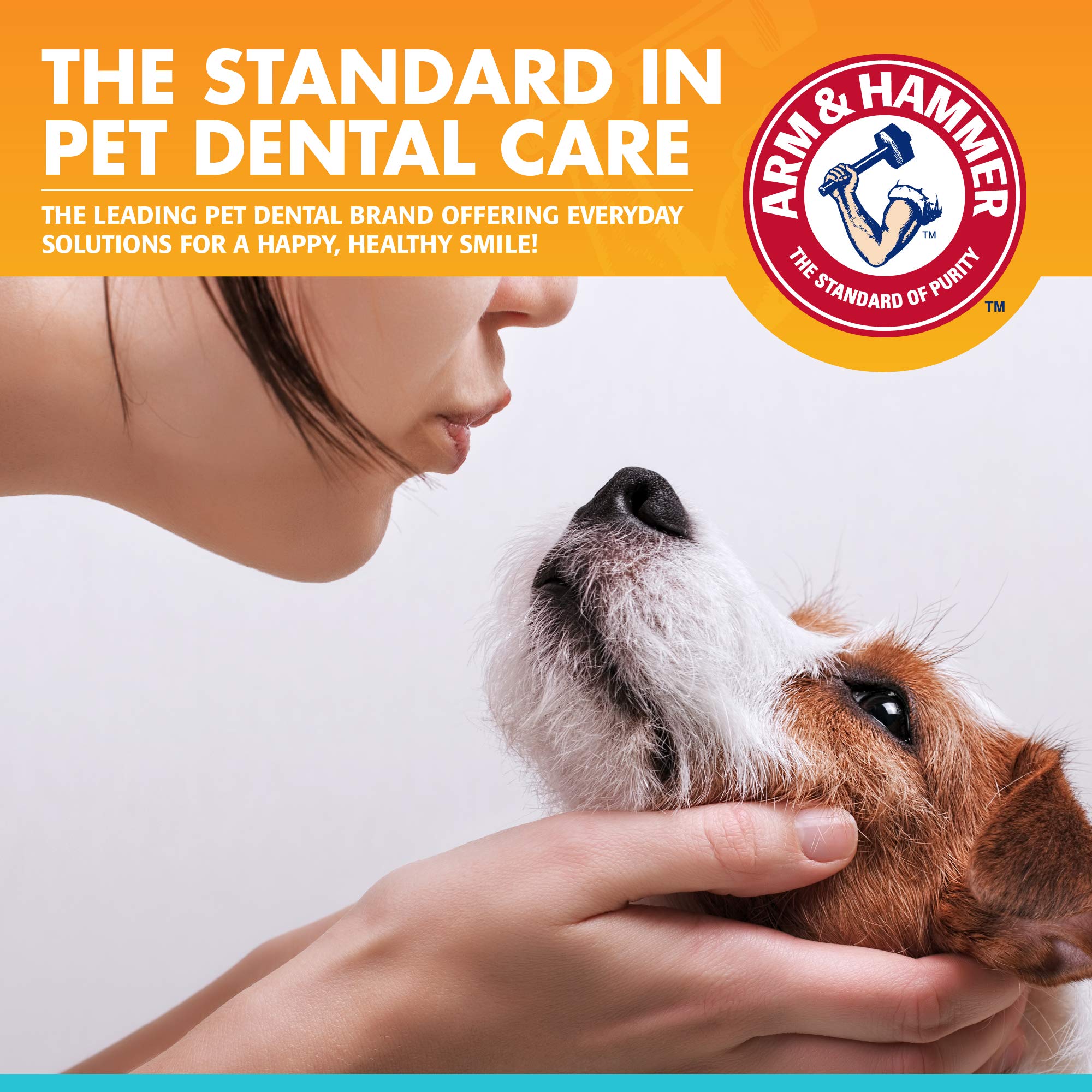 Arm & Hammer for Pets Dental Enzymatic Toothpaste for Dogs | No More Doggie Breath | Dog Toothpaste Safe for All Dogs and Puppies, Advanced Care, Chicken Flavor 2.5 Ounce (Pack of 2)