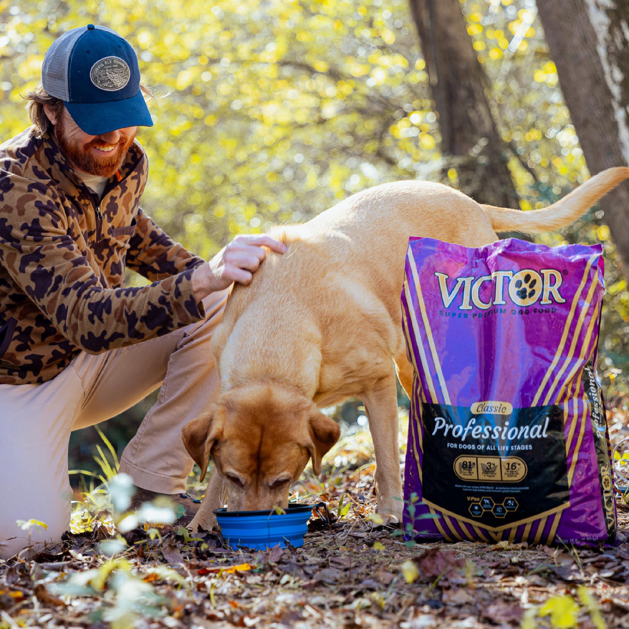 VICTOR Super Premium Dog Food – Professional Dry Dog Food – Super Premium Kibble with 26% Protein – Gluten-Free with Beef, Chicken & Pork Meals – for High Energy and Active Dogs & Puppies, 40lbs