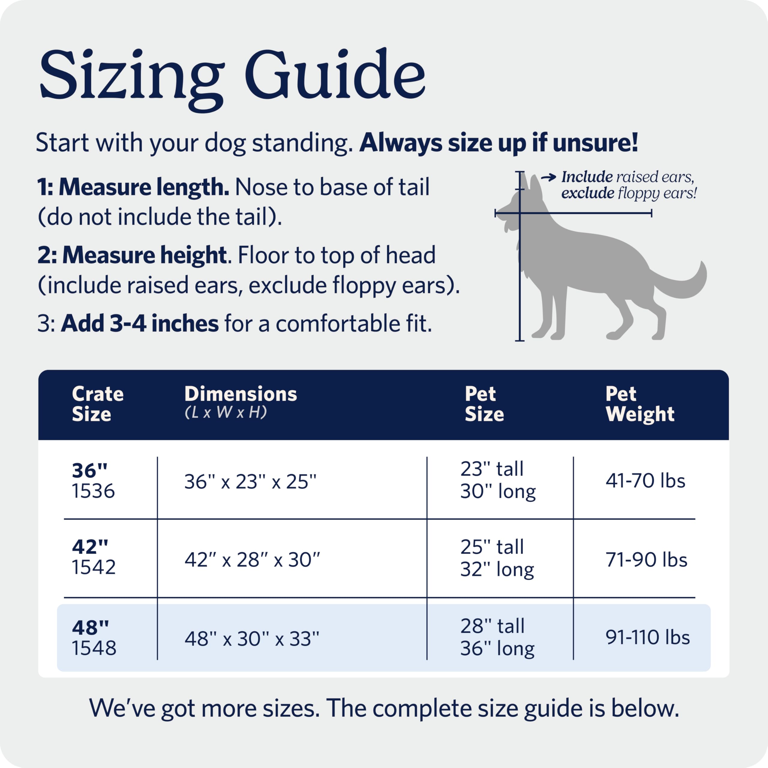MidWest Homes for Pets 48-Inch iCrate for Extra-Large Breeds, 90-110 lbs, Double Door Folding Dog Crate with Divider Panel, Leak-Proof Tray & Secure Latches, Portable, Durable & Easy to Assemble