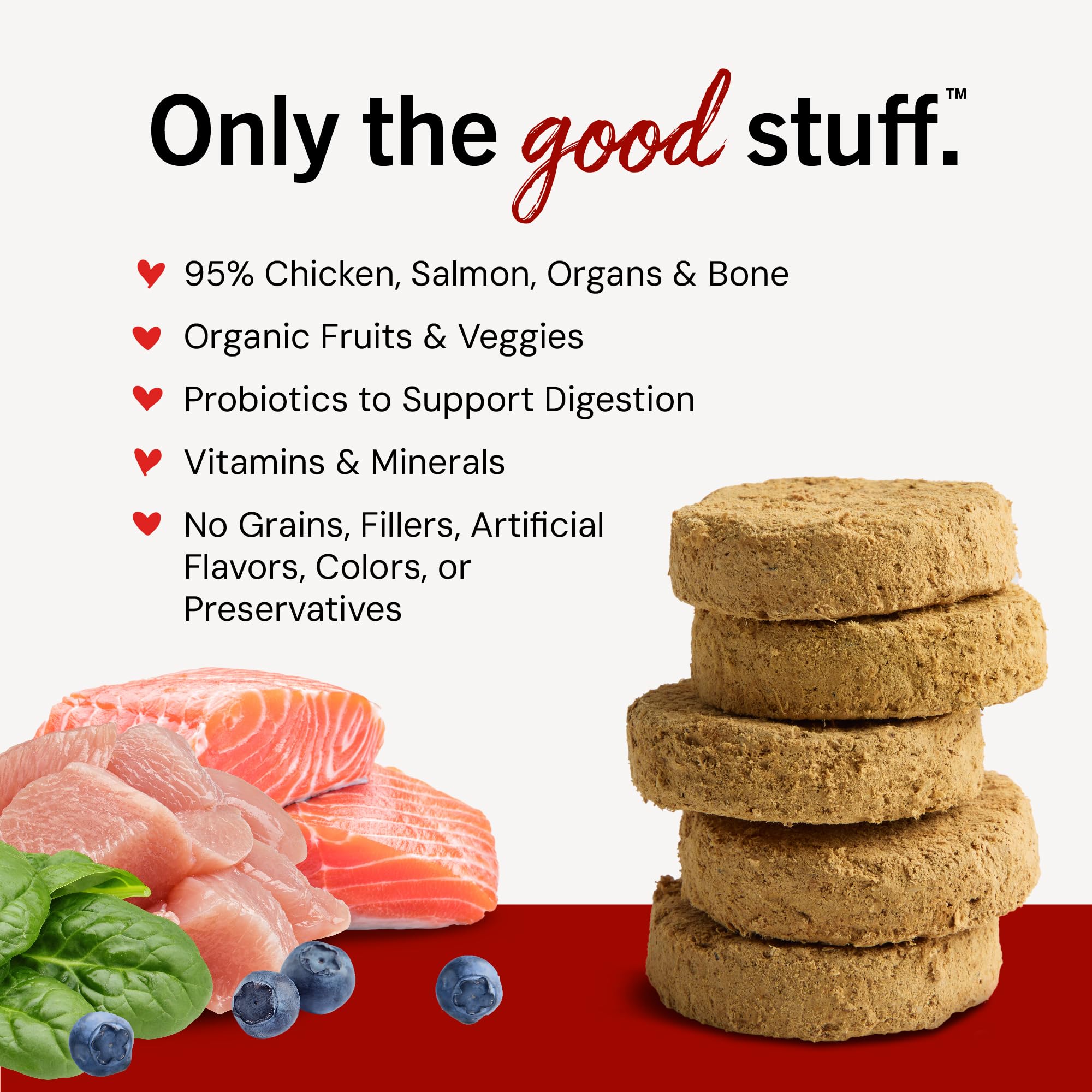 Stella & Chewy's Freeze Dried Raw Dinner Patties – Crafted for Puppies – Grain Free, Protein Rich Perfectly Puppy Chicken & Salmon Recipe – 14 oz Bag