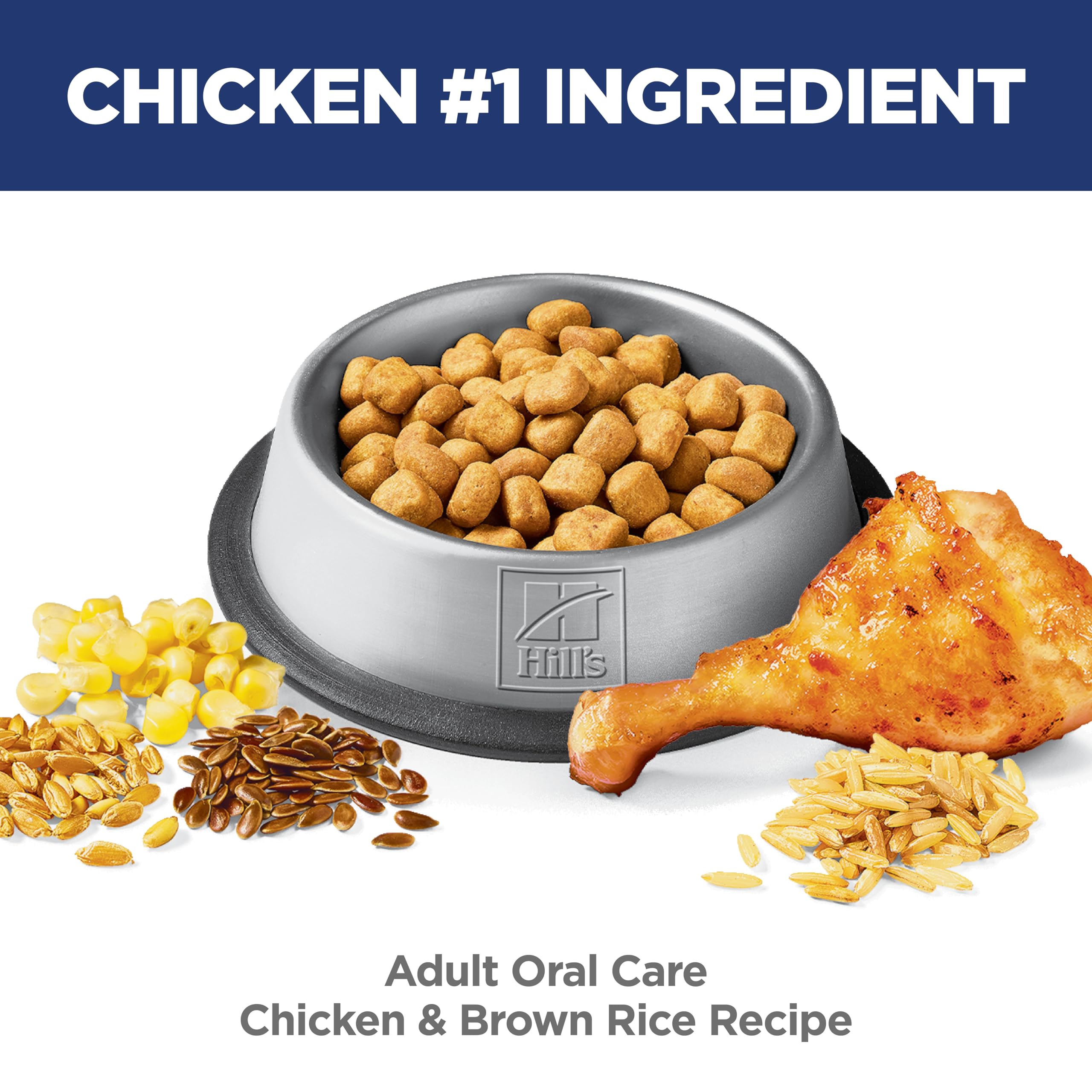 Hill's Science Diet Adult Oral Care Dry Cat Food, Chicken, 3.5 lb. Bag