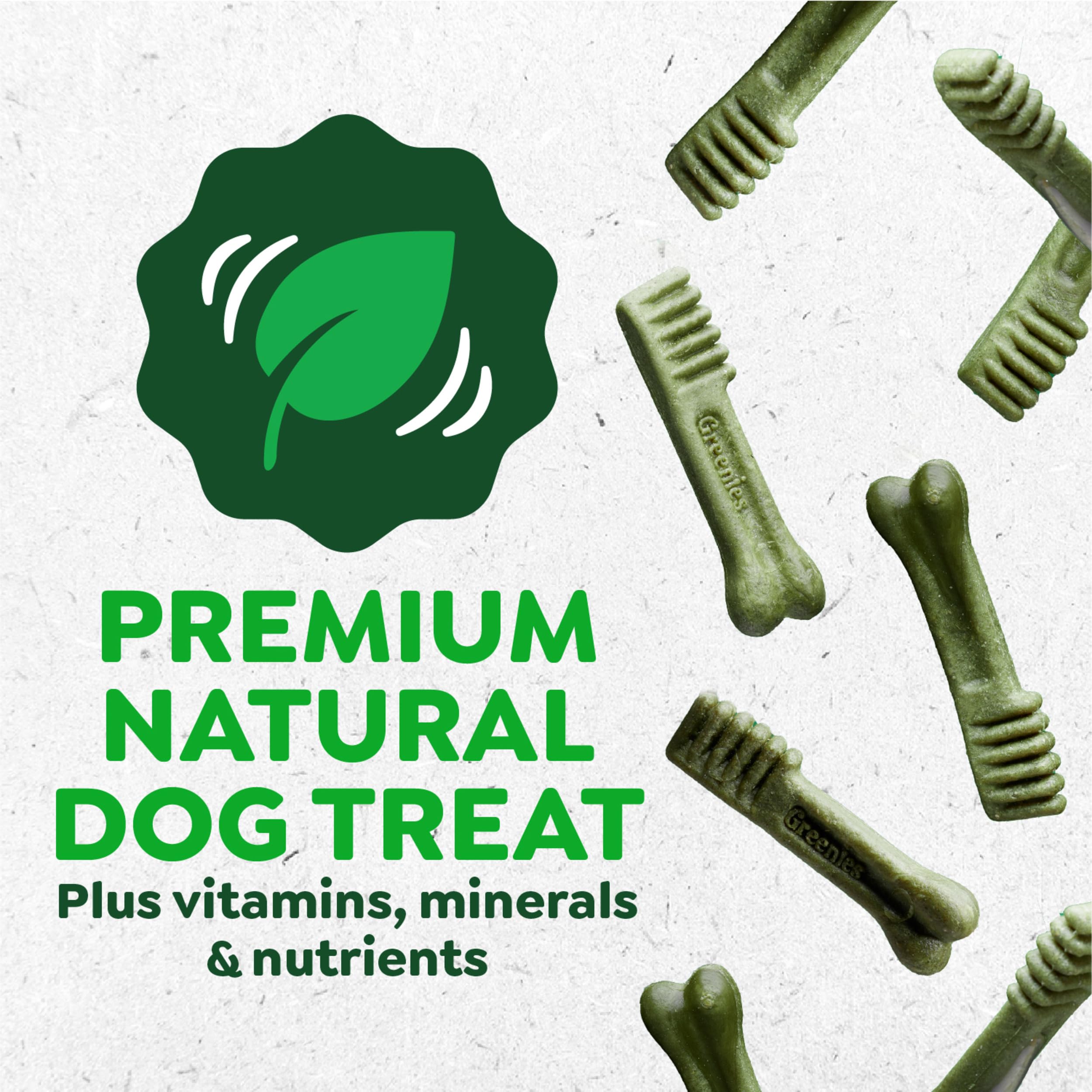 Greenies Veterinarian-Recommended Adult Natural Dental Dog Treats Petite Size, Original Flavor, 18 oz. Pack, 30 Count