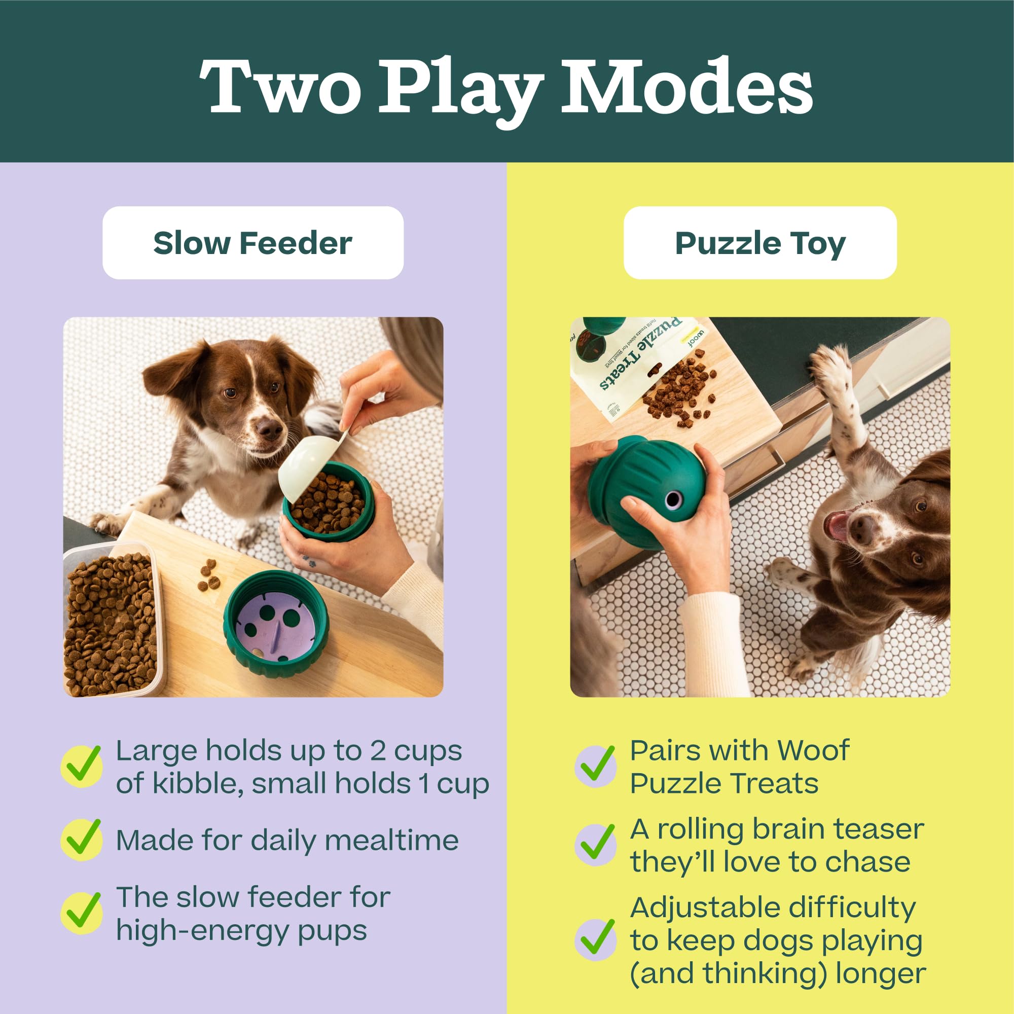 WOOF Walkabout- Small Large Green - Parent
