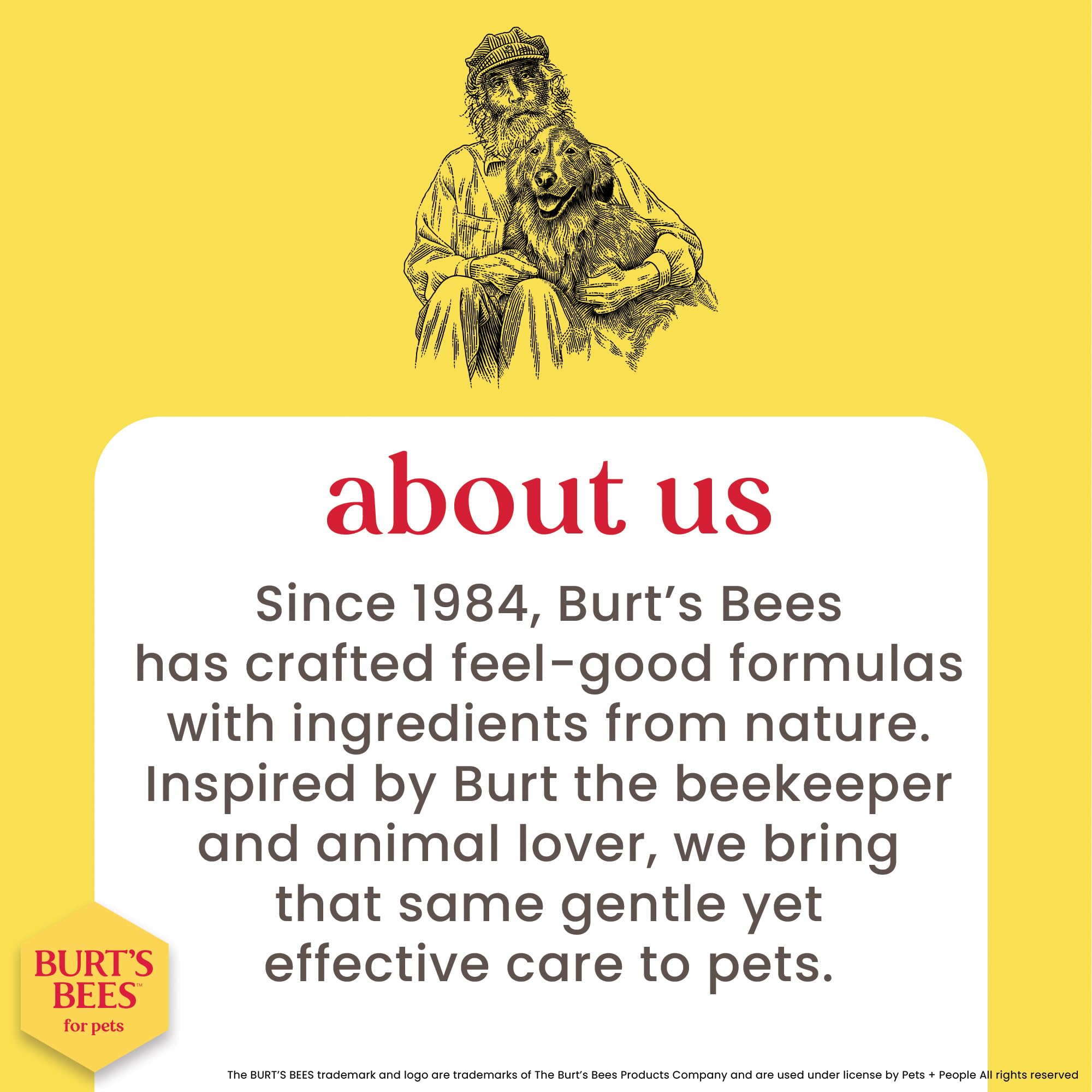 BURT'S BEES FOR PETS Dog Eye Wash with Saline Solution, Gentle Eye Cleaner for Dogs and Puppies, Tear Stain and Debris Rinse for Sensitive Eyes, Natural Origin Formula, 4 Fl Oz