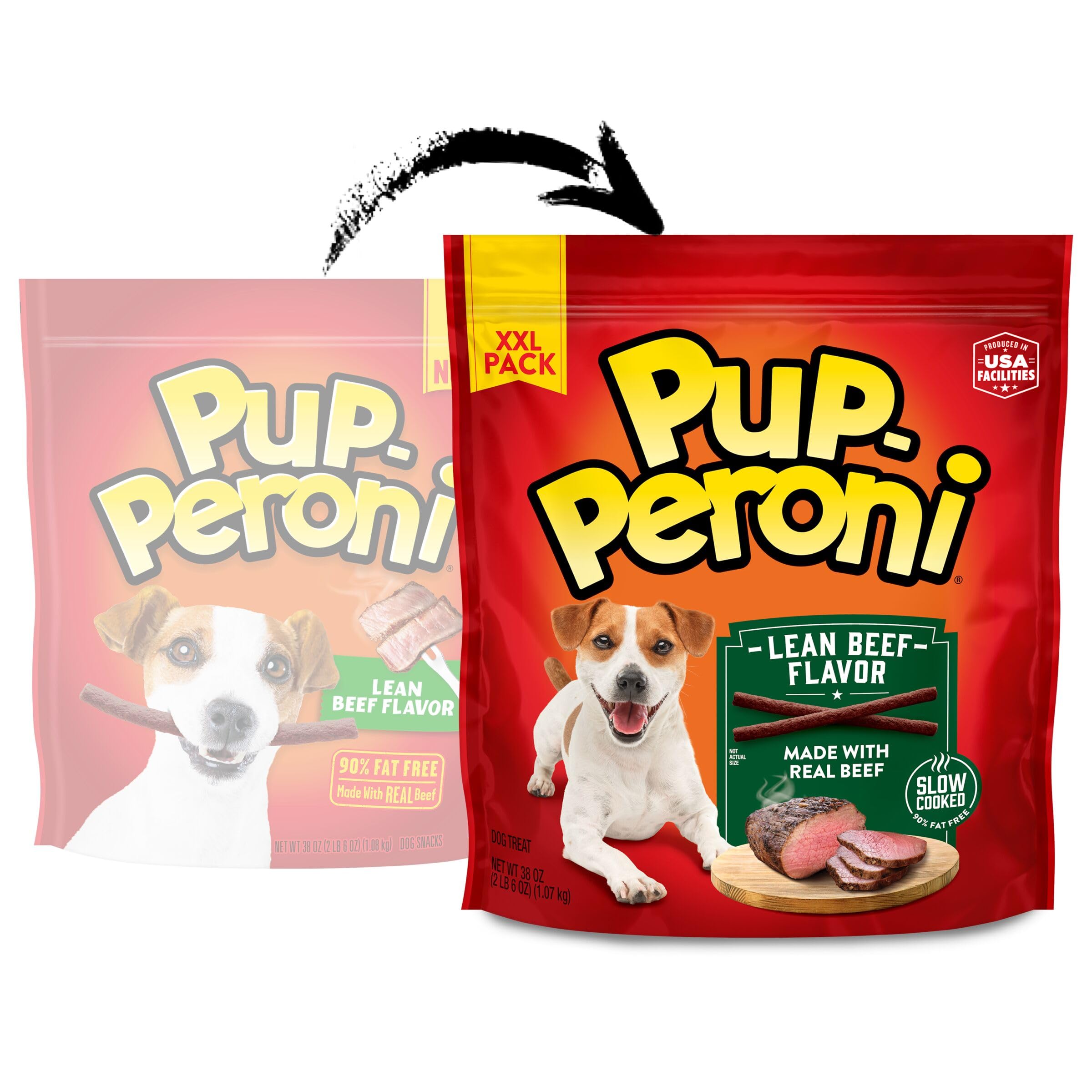 Pup-Peroni Lean Beef Flavor Dog Treats, 38 Oz. Bag