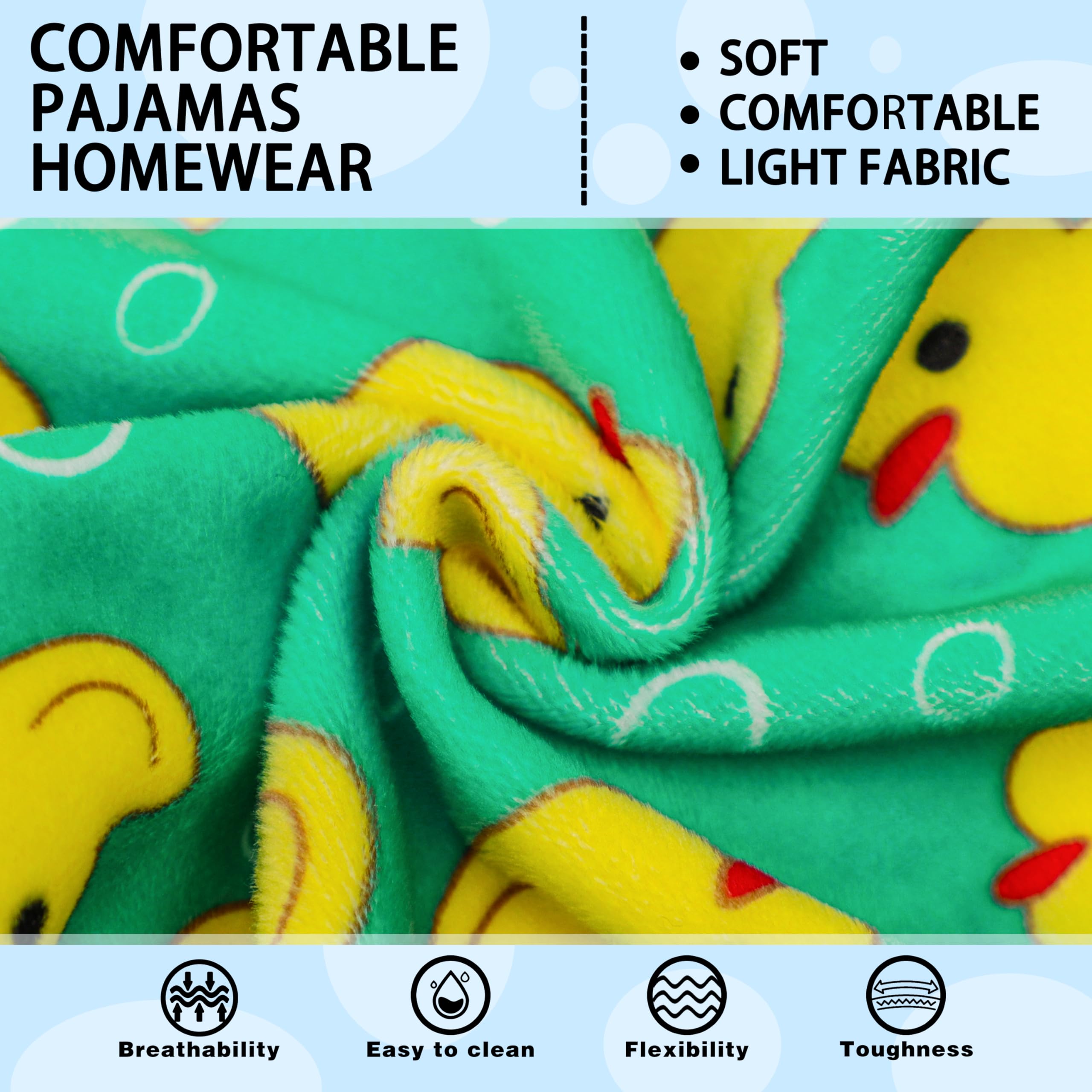 Paiaite Dog Pajamas Onesie: Comfortable Four-Legged Apparel for Small, Medium, & Large Dogs, Polyester Material for Comfort, Wrinkle Resistance, Moisture Wicking, and Stretchiness Yellow Duck L