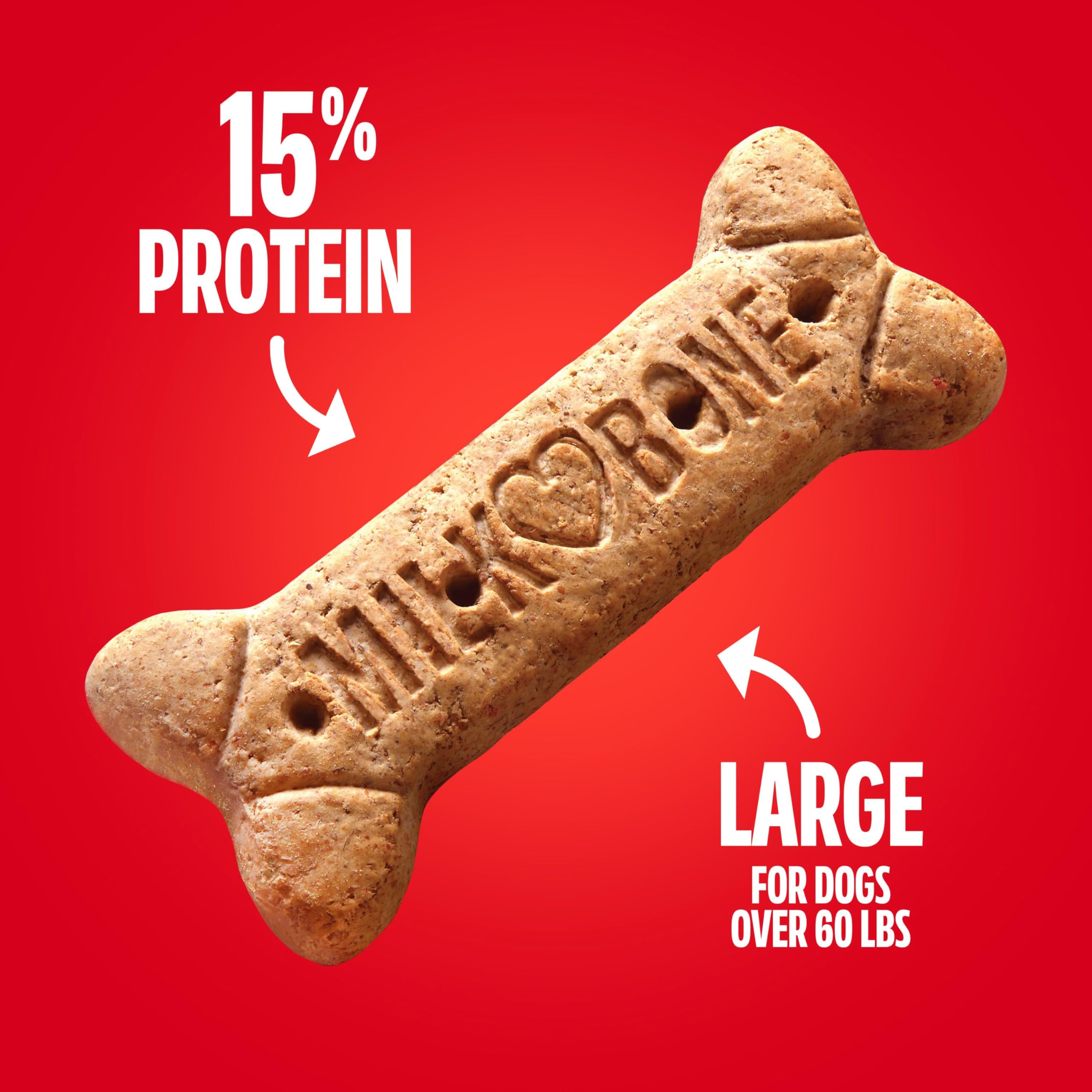 Milk-Bone Original Dog Treats Biscuits for Large Dogs, 10 Pounds (Packaging May Vary)