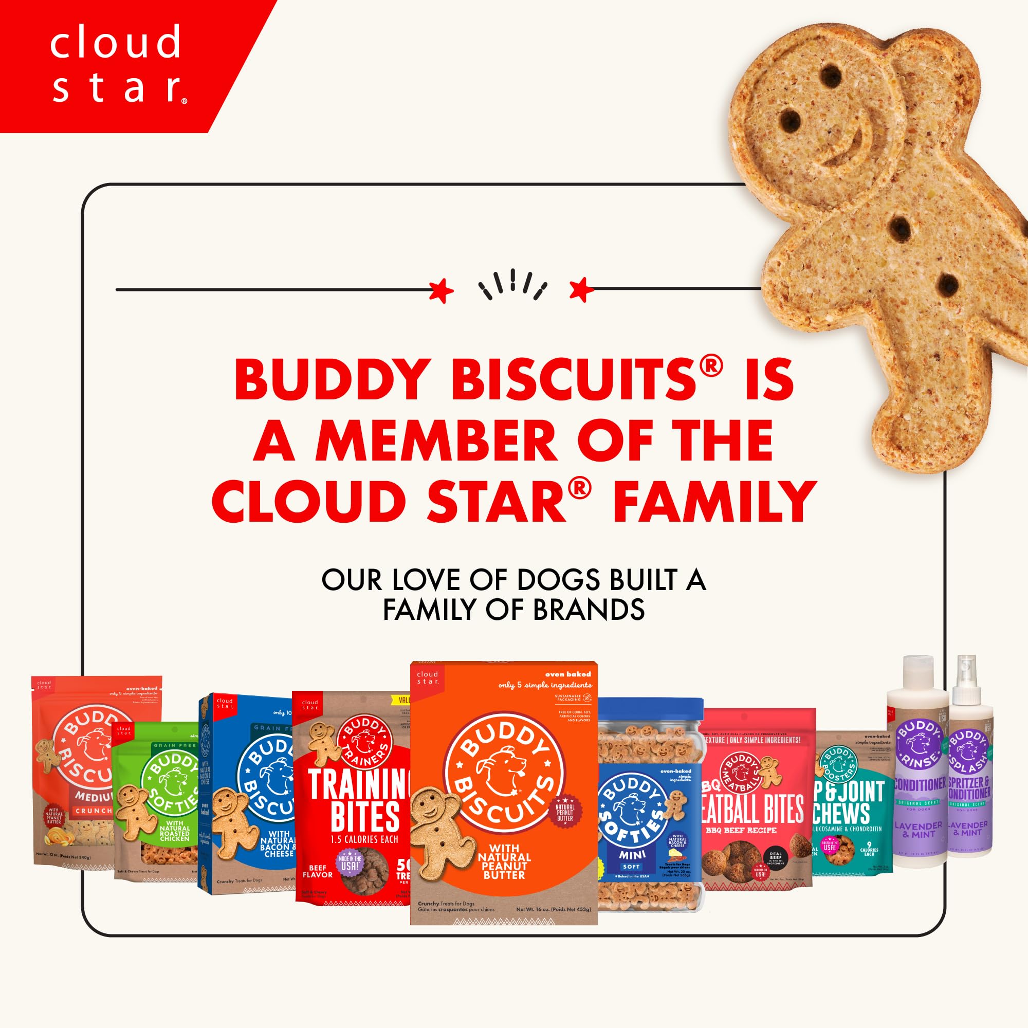 Buddy Biscuits Softies Soft & Chewy Dog Treats, Bacon & Cheese, 20 oz. Pouch