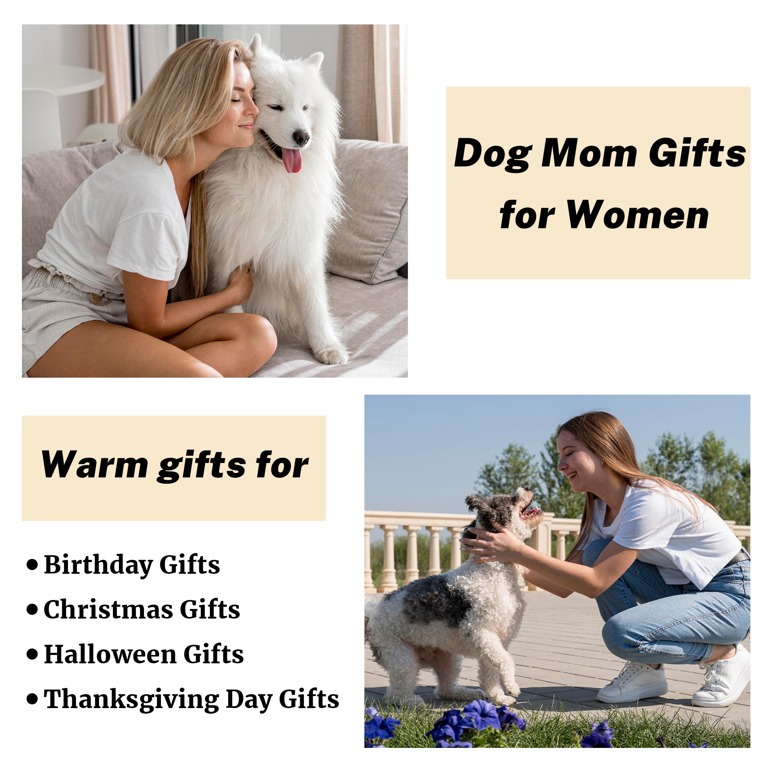 Qzxyni Dog Mom Gifts for Women, Dog Lovers Gifts for Women, Dog Mom Gifts Blankets 50" x 60", Gifts for Dog Lovers, Dog Owner, Animal Lovers Mother's Day, Dog Mom