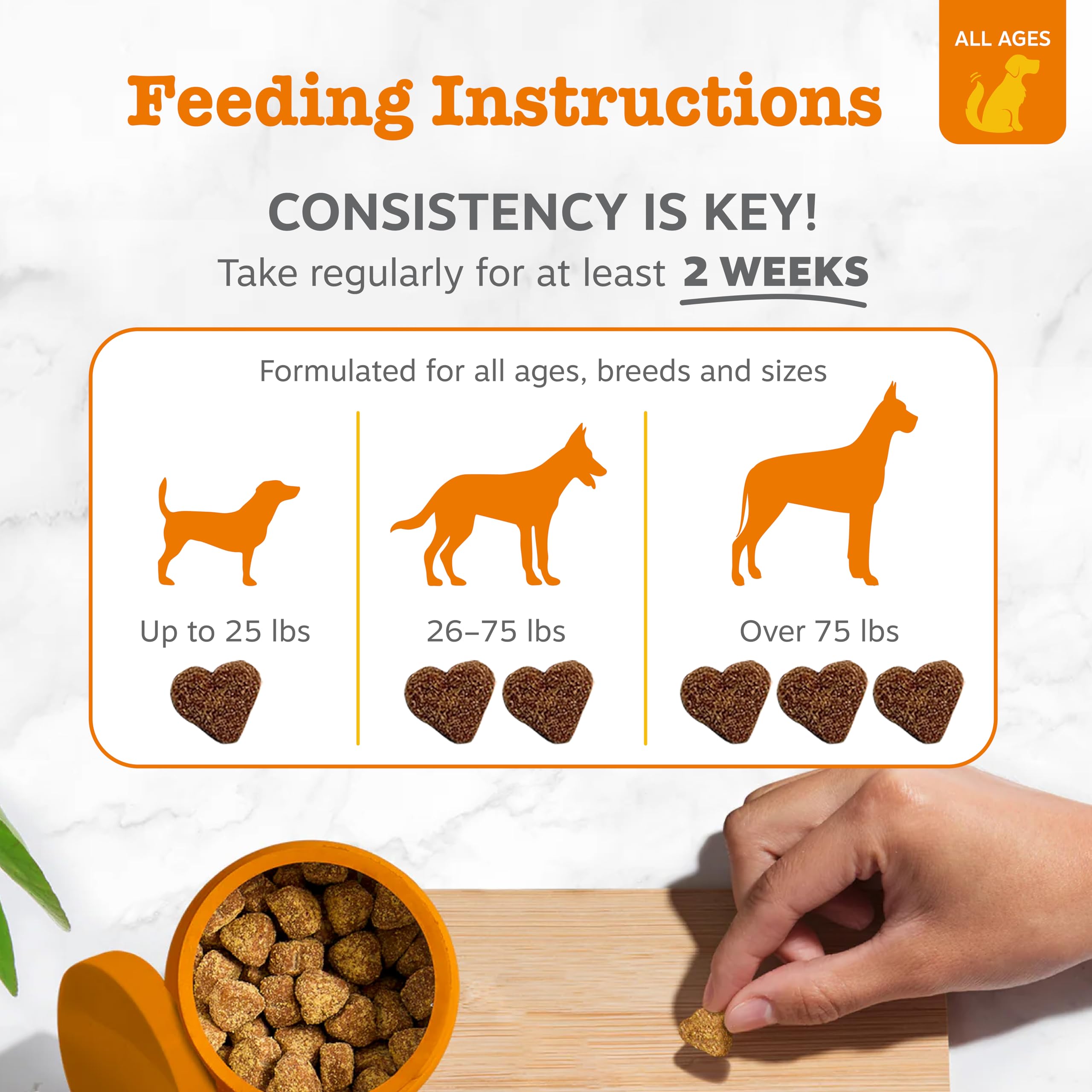 Zesty Paws Probiotics for Dogs - Digestive Enzymes for Gut Flora, Digestive Health, Diarrhea & Bowel Support - Clinically Studied DE111 - Dog Supplement Soft Chew for Pet Immune System - Pumpkin, 90ct