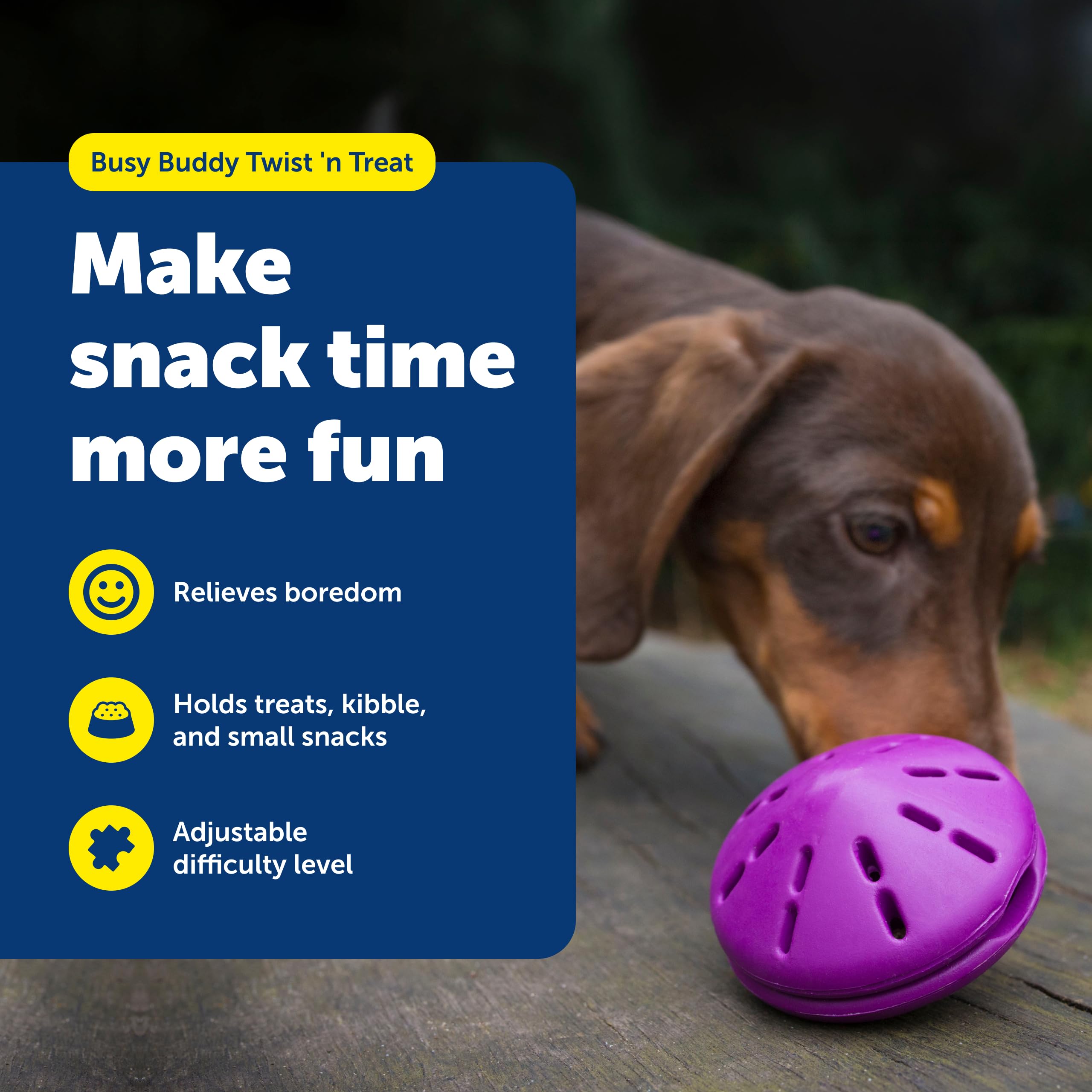 PetSafe Busy Buddy Twist 'n Treat Dispensing Dog Toy - Small