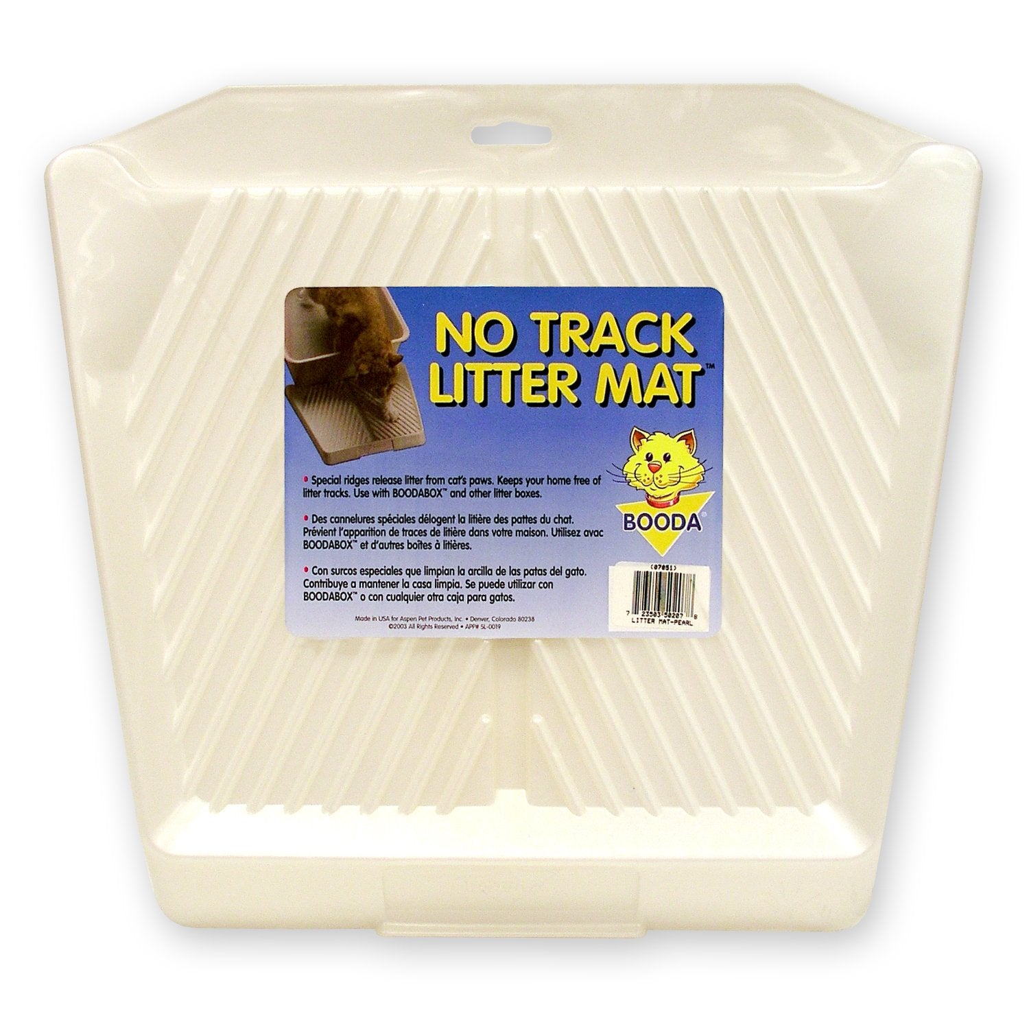Booda No Track Litter Mat, Pearl