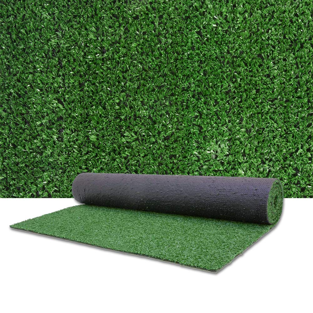 WarmShe Synthetic Artificial Grass Turf 0.4" Customized Sizes, Drainage Holes Pet Faux Grass Astroturf Rug Carpet 8FTX81FT Indoor Outdoor Rug Area Garden Decor