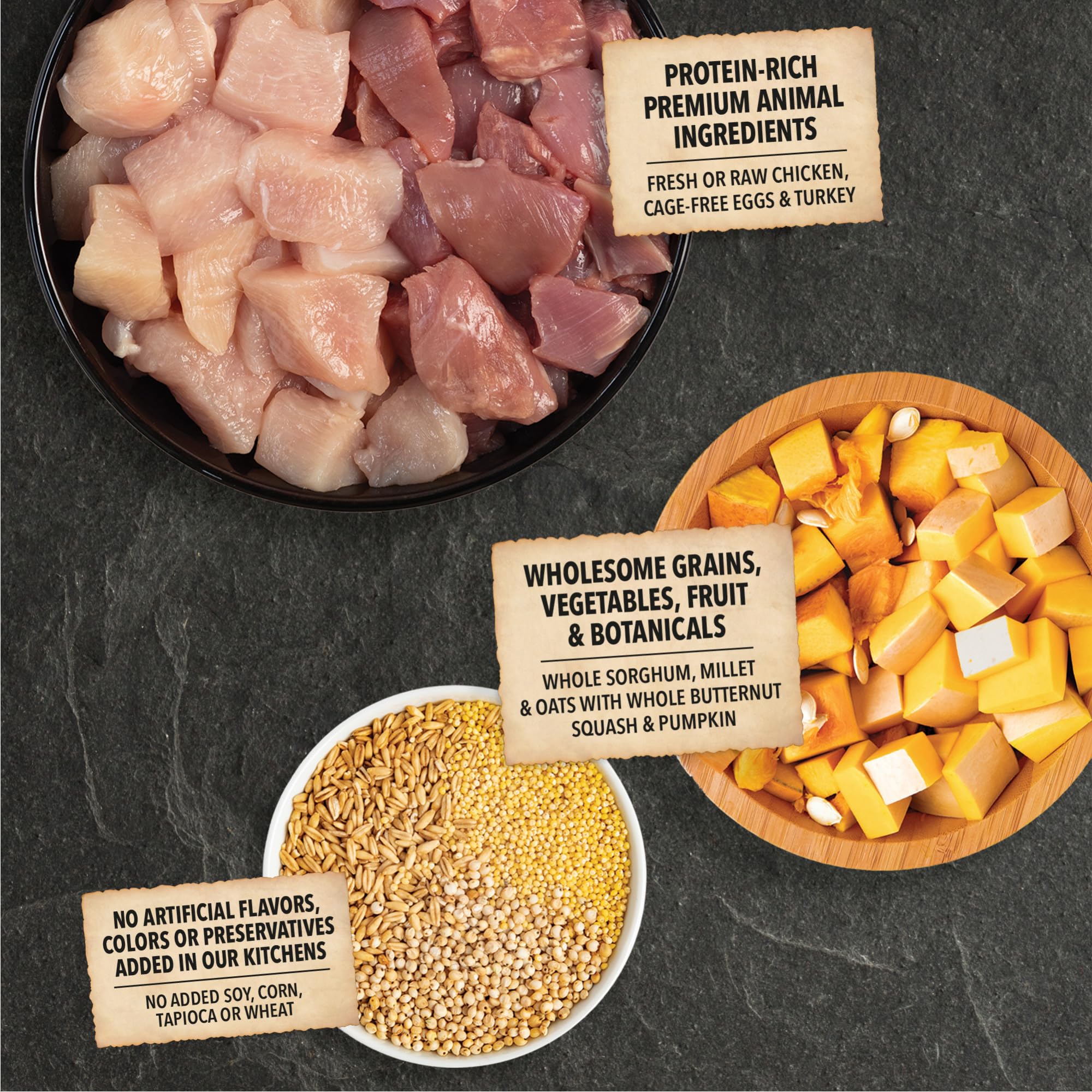 ACANA Wholesome Grains Dry Dog Food Puppy Recipe Real Chicken Eggs and Turkey 11.5lb Bag