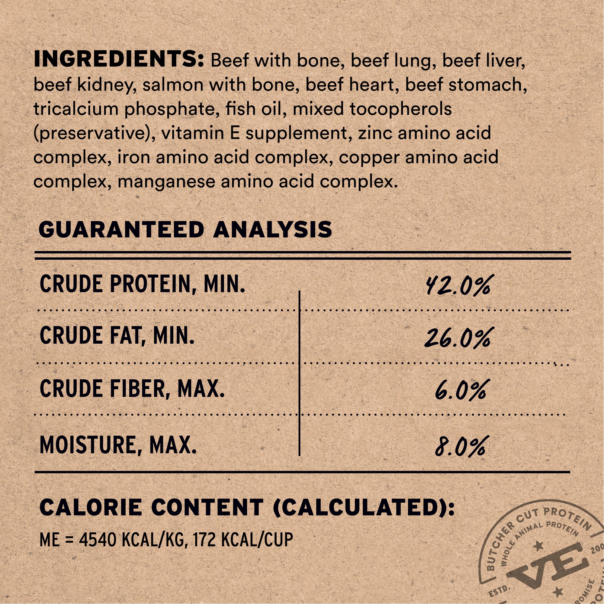 Vital Essentials Freeze Dried Dog Food, Raw Beef & Salmon Soft Nibs | Complete Meal or Topper | 99% Beef, Salmon, Organs & Bone | High Protein, Grain Free Dry Dog Food | 14 oz Bag