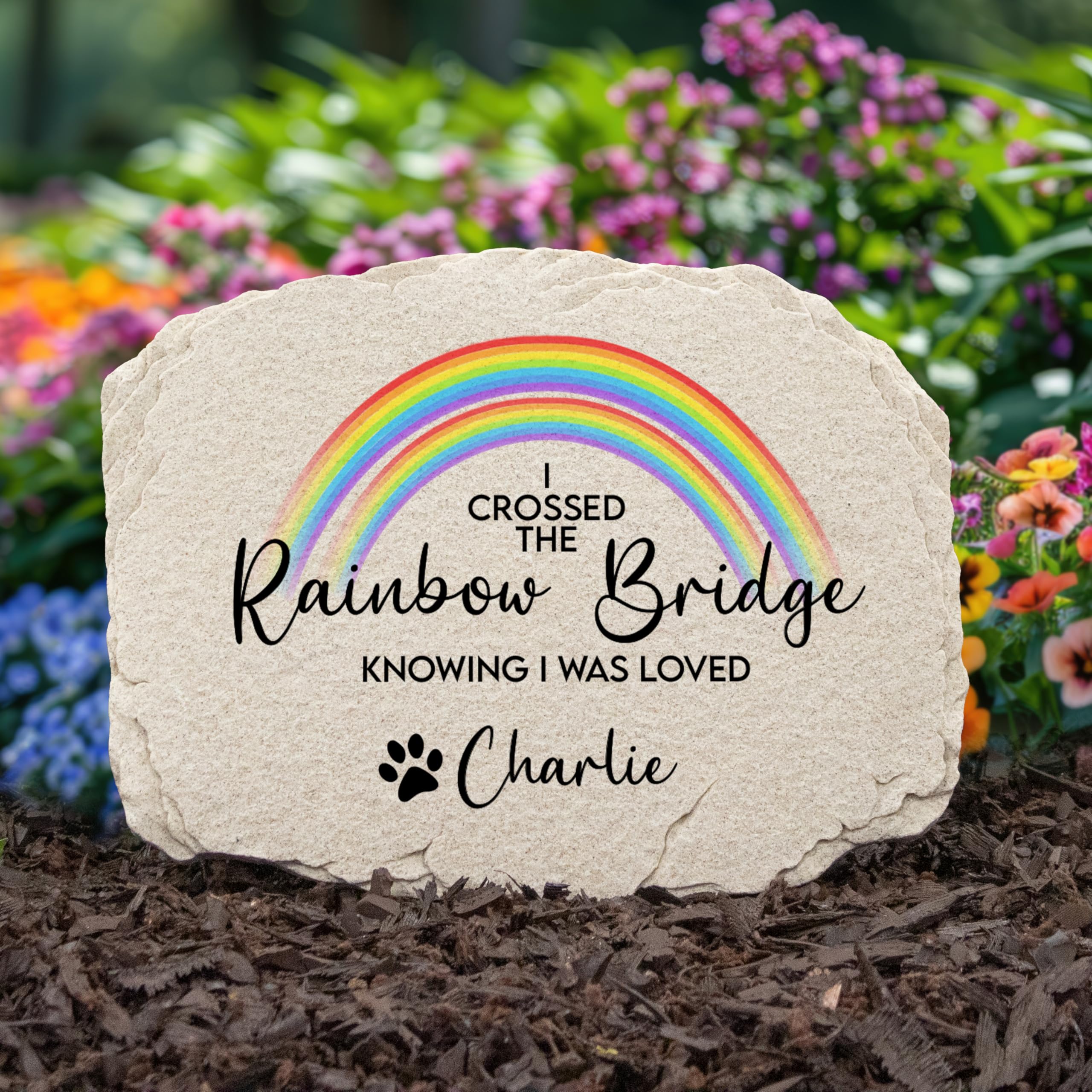 28 Collective Pet Memorial Garden Stone, Dog Memorial Gifts, Pet Grave Marker, Personalized Animal Memorial Stone, Dog Headstone