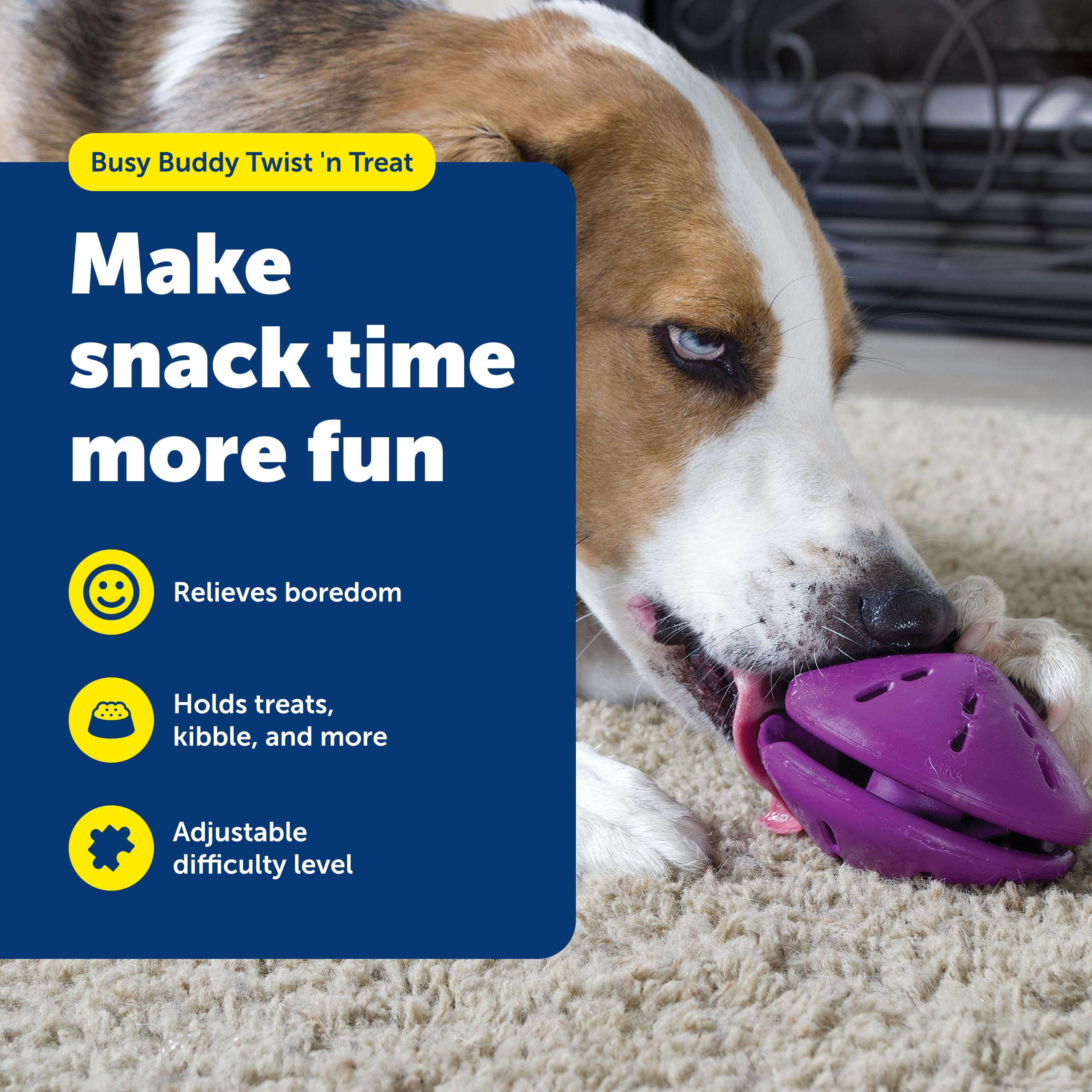 PetSafe Busy Buddy Twist 'n Treat Dispensing Dog Toy - Medium