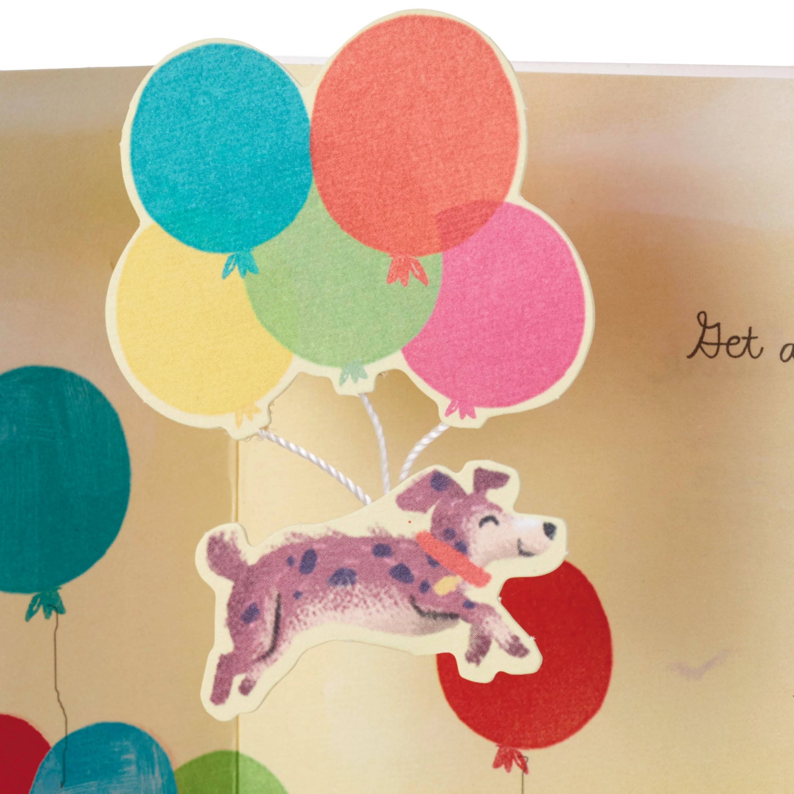 Hallmark Paper Wonder Pop Up Birthday Card (Get Carried Away)