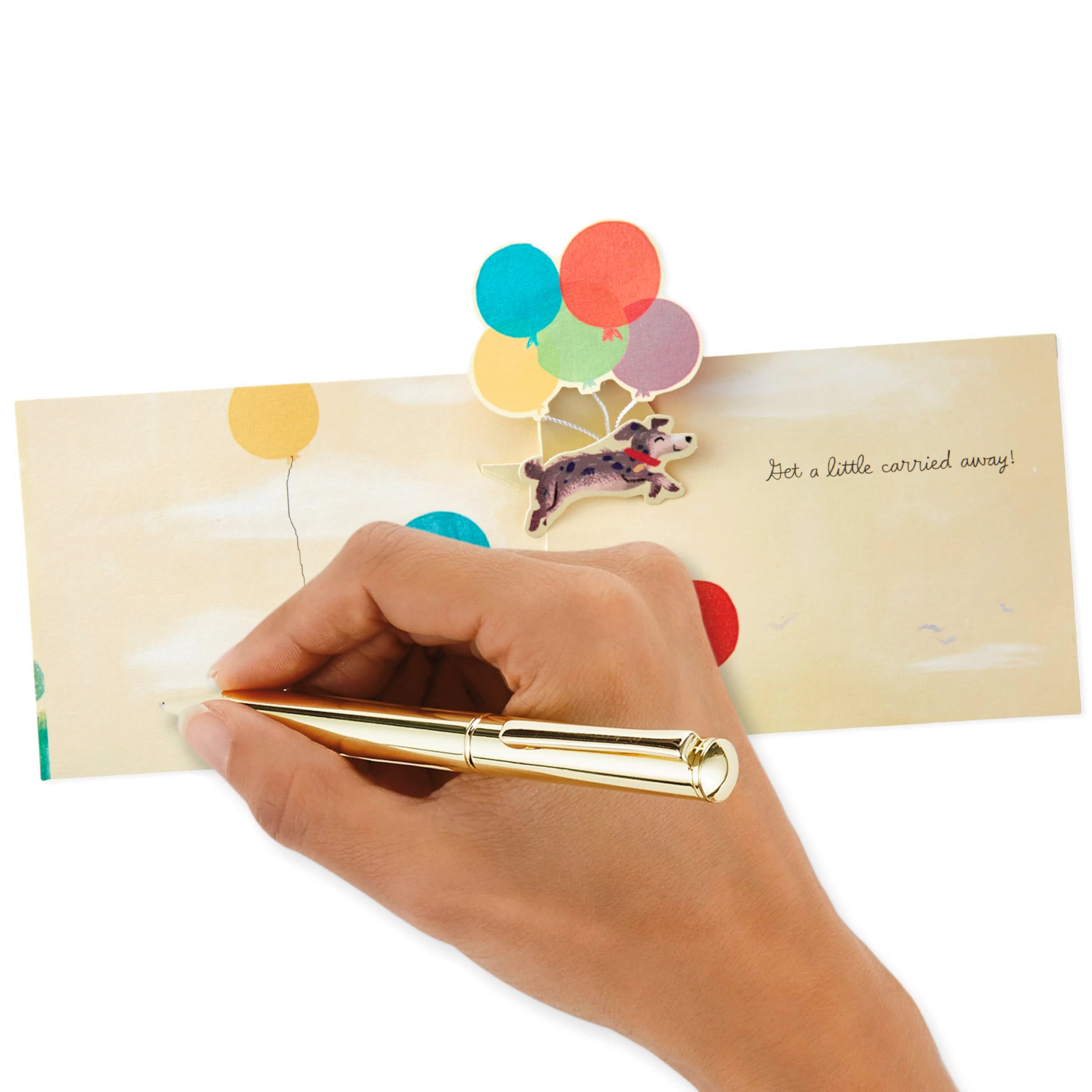 Hallmark Paper Wonder Pop Up Birthday Card (Get Carried Away)